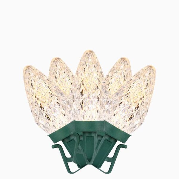 LED Faceted C9 Christmas Lights