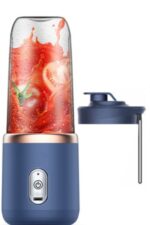 6blade Portable Blender Mini Juicer Cup Extractor Smoothie USB Charging Fruit Squeezer Blender Food Mixer Ice Crusher Portable Juicer Machine - Image 10